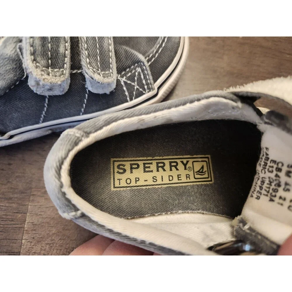 Sperry Top sider Toddler Size 5M Gray